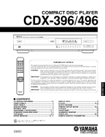 Yamaha CDX-496 - Service Manual 